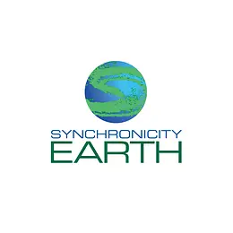 Synchronicity Earth - Globe with Text below