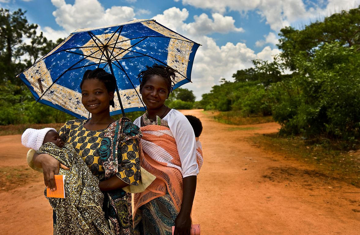 Women with children
